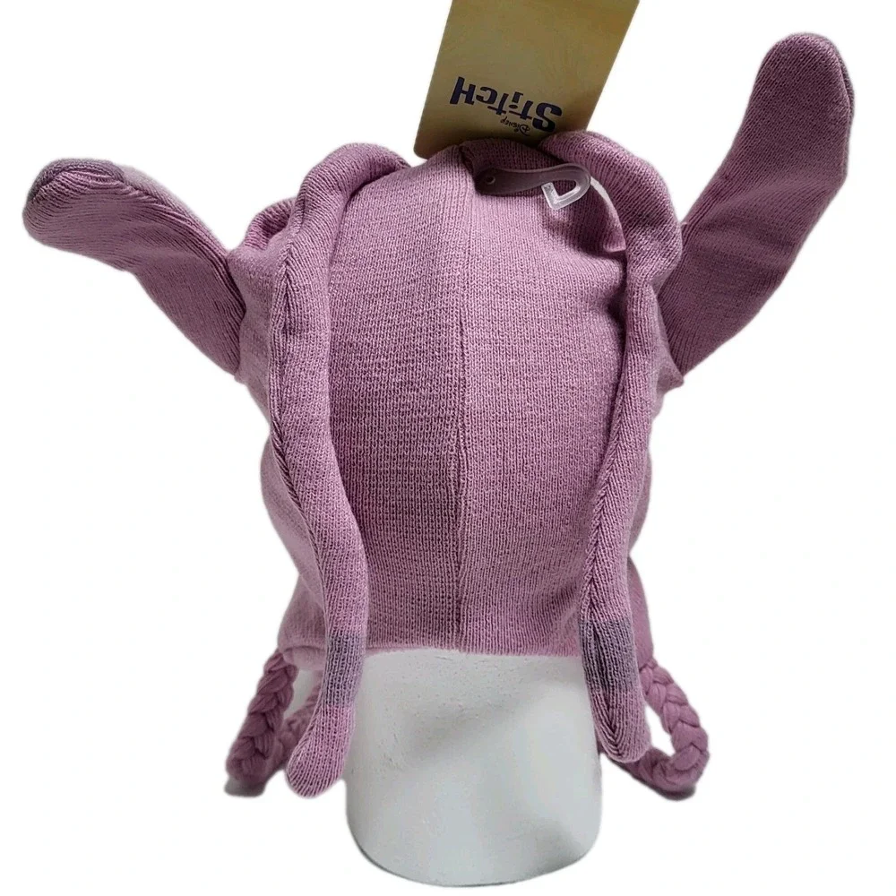 Disney Lilo & Stitch - Angel - Big Face Peruvian Winter Beanie‎ Hat NWT